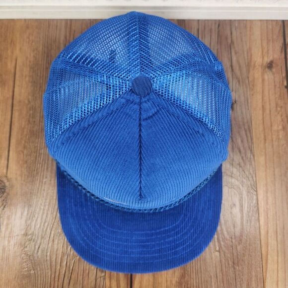 VTG Northern Energy NEI Snapback Hat Cap Blue Corduroy Rope Embroidered Mesh - Picture 7 of 10